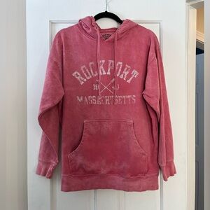 Pink Marble Tie Dye Rockport MA Hoodie